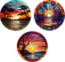 Sunrise Decorative Stained