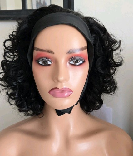 Headband curly wig short - curly,