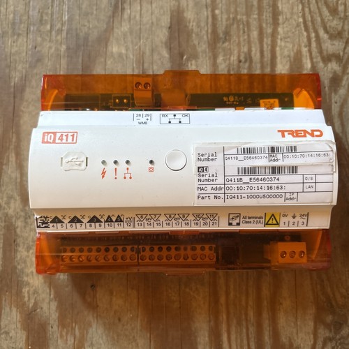 Trend iq411 24vac - iq411/24vac, controller