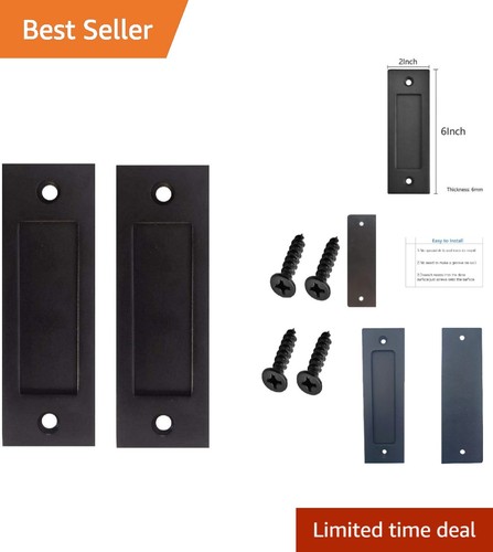 Rust resistant flush pull - rust-resistant, 6"