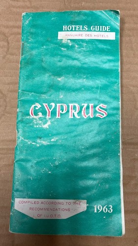 Cyprus hotels guide 1963 - cyprus,