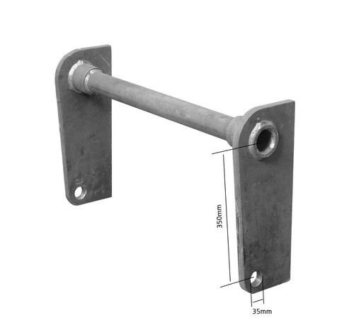 Weld manitou loader bracket - on,