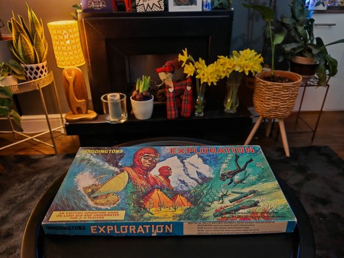 Vintage exploration board game - vintage,