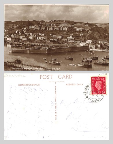 Vintage postcard harbour - -,