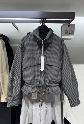 Zara high collar - zara, checked