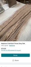 Neptune Croft Knit Throw VGC