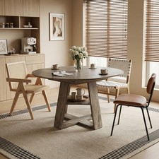 Extendable Round Dining Table
