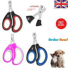 Puppy Nail Clippers Stainless Steel Blades Non Slip Grip Small Pet Paw Trimmer