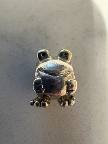 Pandora sterling silver frog - sterling,