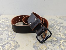 Rolson 68585 50 mm Top Grain Double Pin Leather Belt