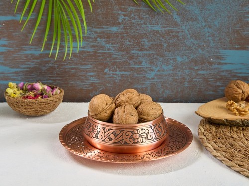 Copper snack bowl - copper, bowl,