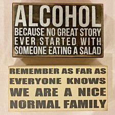 Mancave House Kitchen Humour Signs Family Jokes Funny Wall Plaques