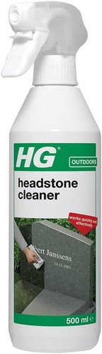 Headstone cleaning spray - hg,