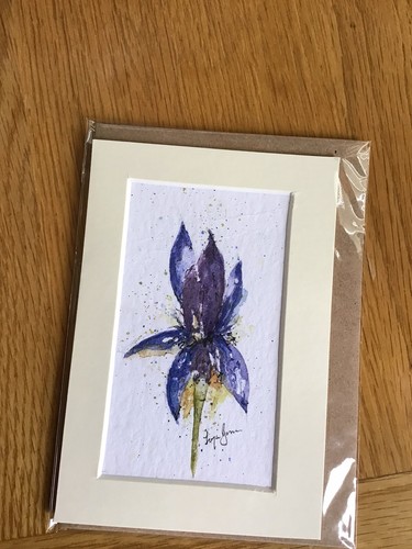 Original watercolour card - watercolour,