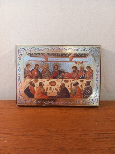 Vintage icon religious paper - religious,