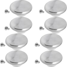 8 X Le Creuset Cooker Oven Pots & Pans Stainless Steel Lid Handle Knobs 