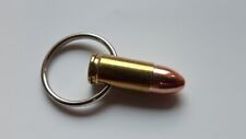 9mm Brass Bullet Metal Keyring