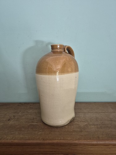 Antique vintage flat sided - flat,