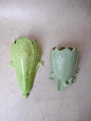 Vintage green pair leaf wall - vintage,