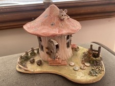 Vintage Hand Crafted Toalstool Tea Light Holder