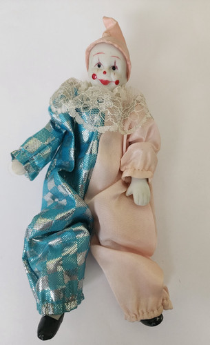Vintage bendable clown doll - vintage,