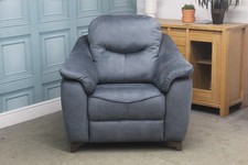 G PLAN JACKSON ELECTRIC CHAIR IN PRAMA MIDNIGHT FABRIC  RRP £1365