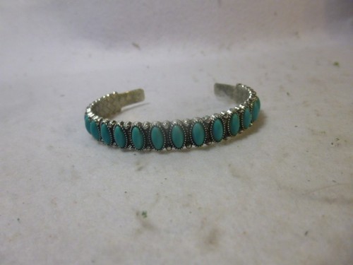 Turquoise and silver native - turquoise,