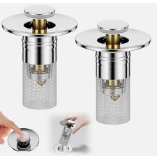 2-Pack Sink Stopper Hair