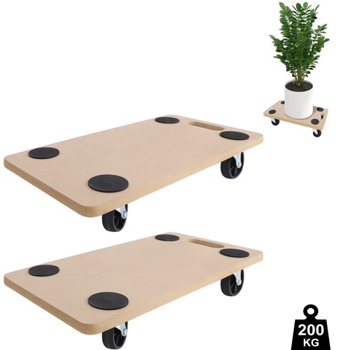 Dolly trolley wheels mdf - wheels,
