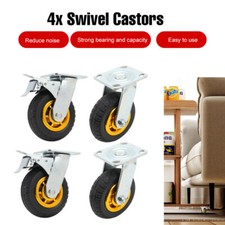 4pcs 150mm Castor Wheels Heavy