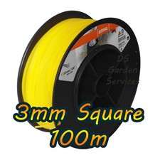 Strimmer Line 3mm SQUARE x