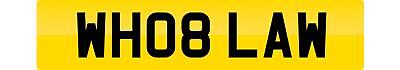 Private number plate - private, wh08