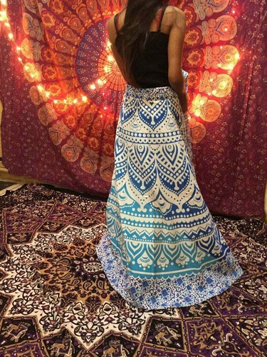Indian wrap skirt - , cotton