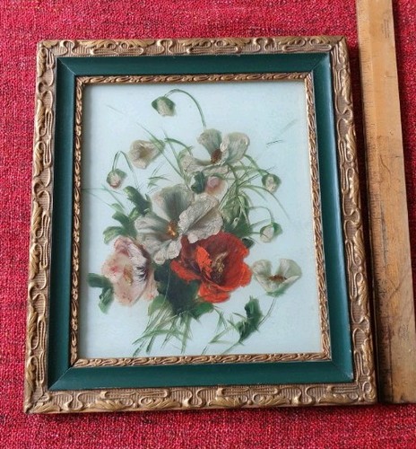 Antique victorian painting - painting, on