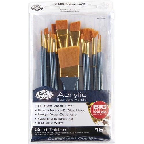 Piece golden taklon - 15-piece,