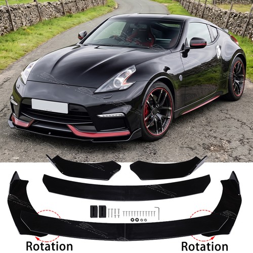 Gloss black front bumper - gloss,