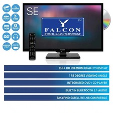 *REF*Falcon SE 22″ FHD Camping TV with DVD, Freeview, Freesat, 2 x USB, 2 x HDMI