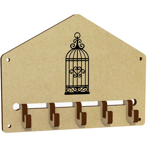 Ornate birdcage key holder - key,