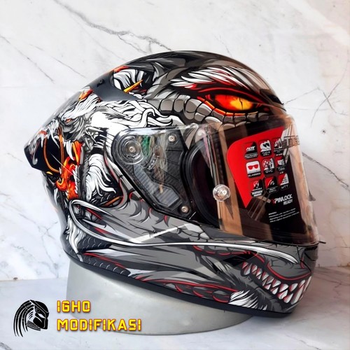 Custom painted motorbike - custom,