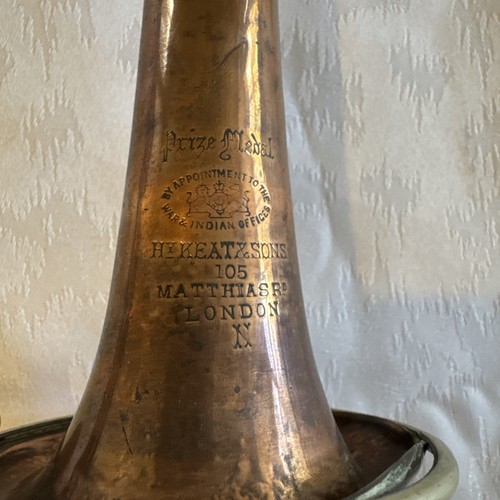 Military brass copper bugle - brass/,