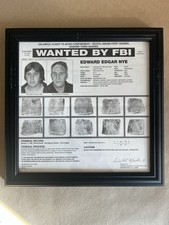 Authentic FBI Wanted Poster