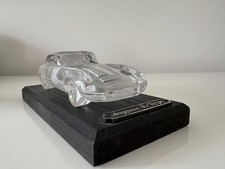 Vintage Hofbauer E-Type Jaguar Crystal ornament / paperweight 24% PbOE-type