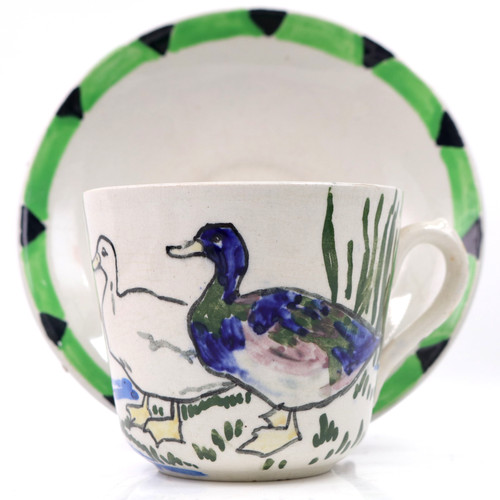 Scottish art pottery cup - scottish,