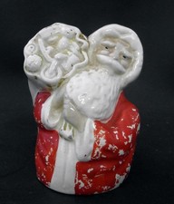 Vintage Pottery Santa Claus Father Christmas Christmas Piggy Bank Money Box