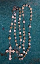 Old MOTHER OF PEARL BEADS &