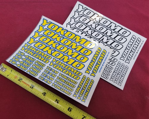 Vintage yokomo decal sheets - 2,