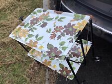 Gorgeous floral Vintage Simplus Fold-Away 2 Tier Hostess Trolley
