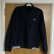 FRED PERRY BOMBER JACKET NAVY