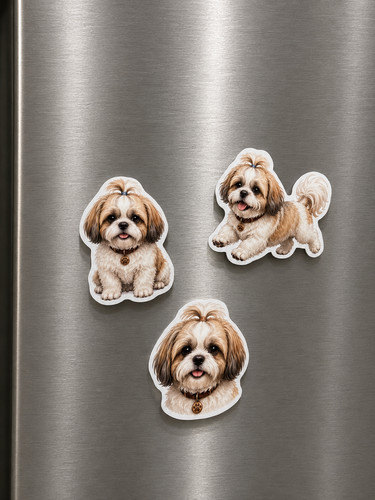 Shih tzu dog magnets - 3,