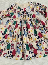 Girls' Bluey Christmas Dress